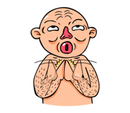 Mr. Bald Old sticker #6813145