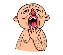 Mr. Bald Old sticker #6813146