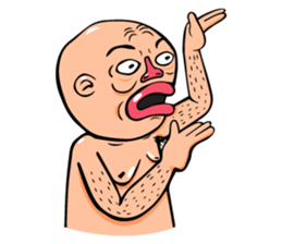 Mr. Bald Old sticker #6813148