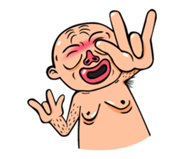 Mr. Bald Old sticker #6813155