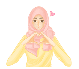 Rainbow Hijab sticker #6813248