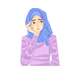 Rainbow Hijab sticker #6813253