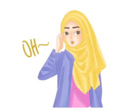 Rainbow Hijab sticker #6813255
