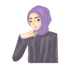 Rainbow Hijab sticker #6813259