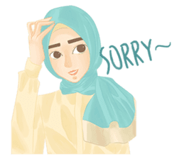 Rainbow Hijab sticker #6813261