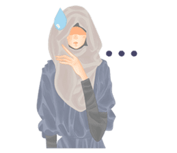 Rainbow Hijab sticker #6813262