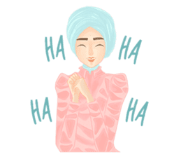 Rainbow Hijab sticker #6813263