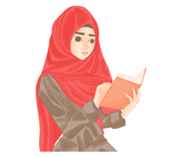 Rainbow Hijab sticker #6813265