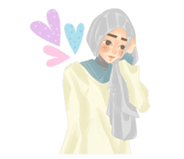 Rainbow Hijab sticker #6813266