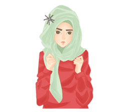 Rainbow Hijab sticker #6813267