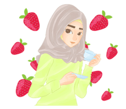 Rainbow Hijab sticker #6813269