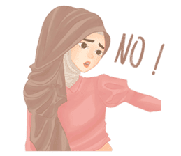 Rainbow Hijab sticker #6813270