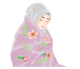 Rainbow Hijab sticker #6813275