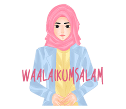 Rainbow Hijab sticker #6813276