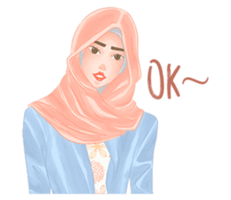 Rainbow Hijab sticker #6813277