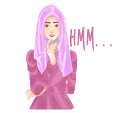 Rainbow Hijab sticker #6813278