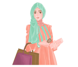 Rainbow Hijab sticker #6813283