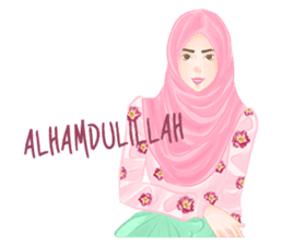 Rainbow Hijab sticker #6813285
