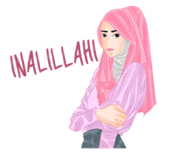 Rainbow Hijab sticker #6813286