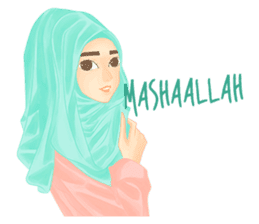 Rainbow Hijab sticker #6813287