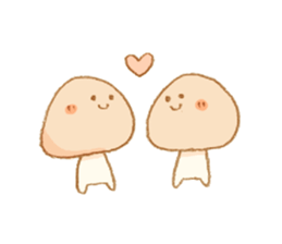 Cute Mushroom!!! sticker #6813531