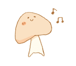 Cute Mushroom!!! sticker #6813532