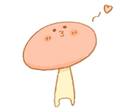 Cute Mushroom!!! sticker #6813534