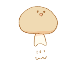 Cute Mushroom!!! sticker #6813535
