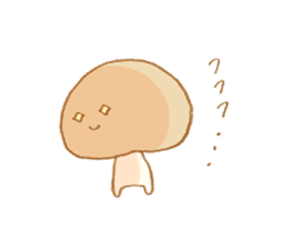Cute Mushroom!!! sticker #6813536
