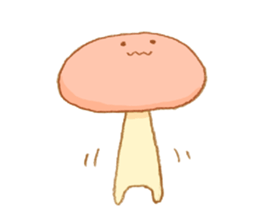 Cute Mushroom!!! sticker #6813541