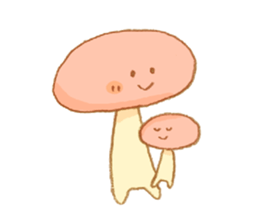 Cute Mushroom!!! sticker #6813547