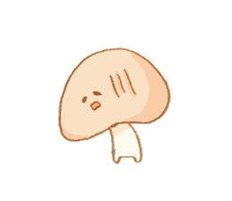 Cute Mushroom!!! sticker #6813556