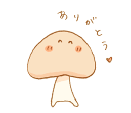 Cute Mushroom!!! sticker #6813566