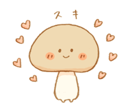 Cute Mushroom!!! sticker #6813567