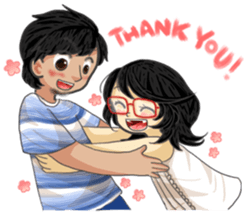 The Love and War of Firu & Visya sticker #6814417