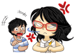 The Love and War of Firu & Visya sticker #6814419