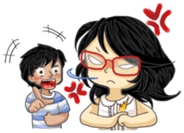 The Love and War of Firu & Visya sticker #6814419