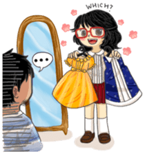 The Love and War of Firu & Visya sticker #6814422