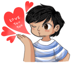 The Love and War of Firu & Visya sticker #6814424