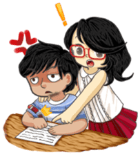 The Love and War of Firu & Visya sticker #6814430