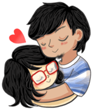 The Love and War of Firu & Visya sticker #6814443
