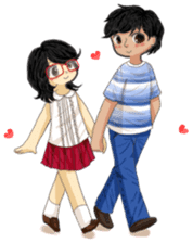 The Love and War of Firu & Visya sticker #6814447