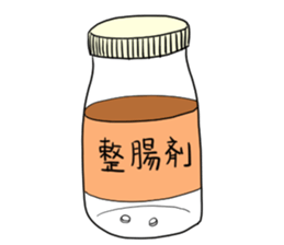 Kani & Kissa of poor health sticker #6814486