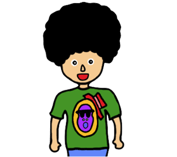 I am Afro sticker #6814896