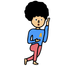 I am Afro sticker #6814906