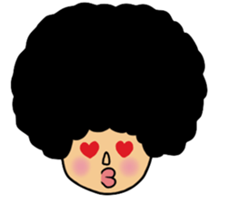 I am Afro sticker #6814907