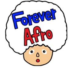 I am Afro sticker #6814919