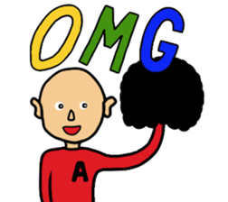 I am Afro sticker #6814920