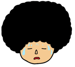 I am Afro sticker #6814923