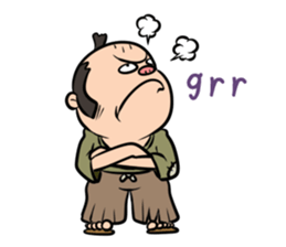 Angry masterless samurai(English) sticker #6816056
